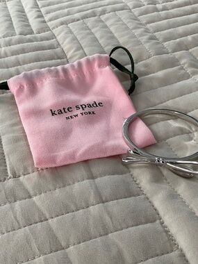 Kate Spade silver bow bracelet